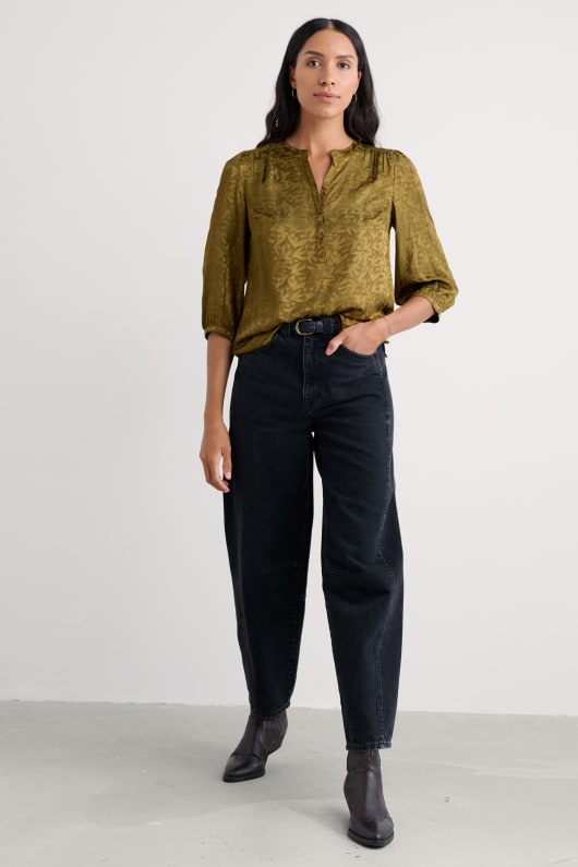 willow chemin de chemise imprimée