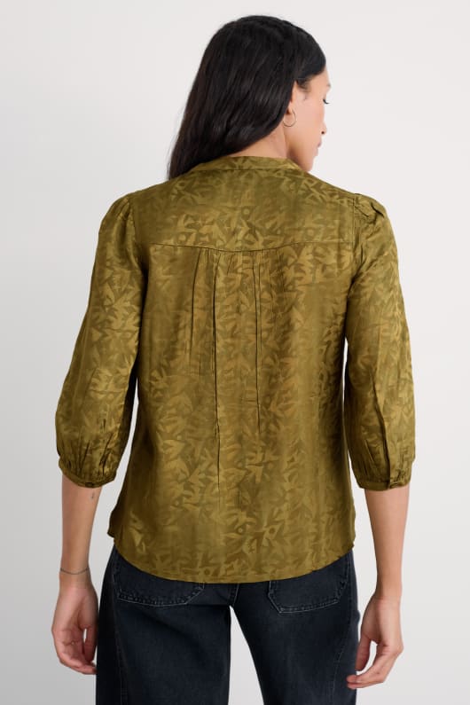willow chemin de chemise imprimée