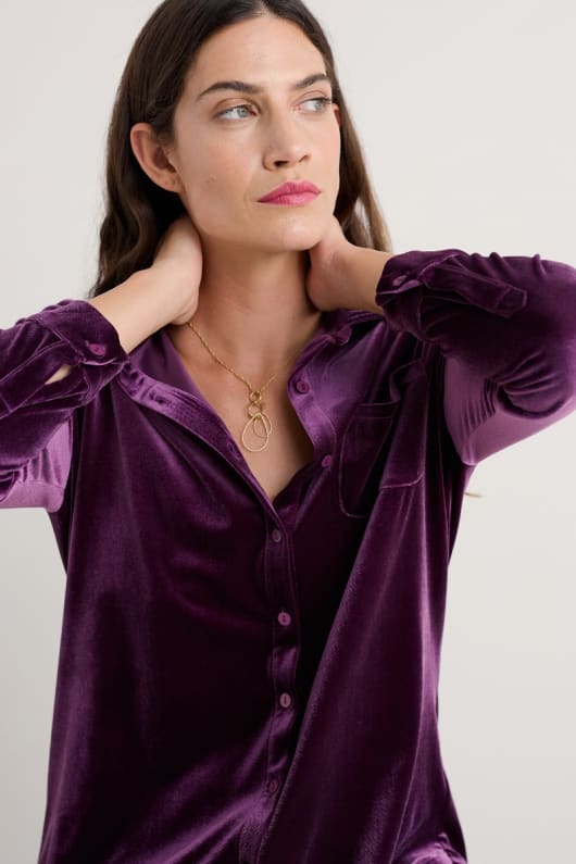 orme de velours chemise de