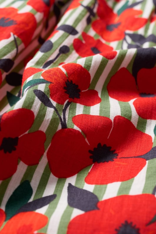 mevagissey midi jupe en coton bio