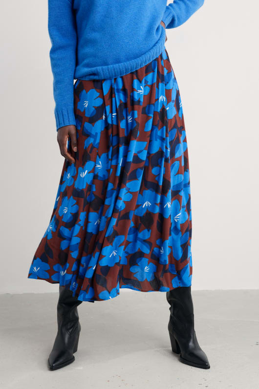 lethlean plissée jupe maxi