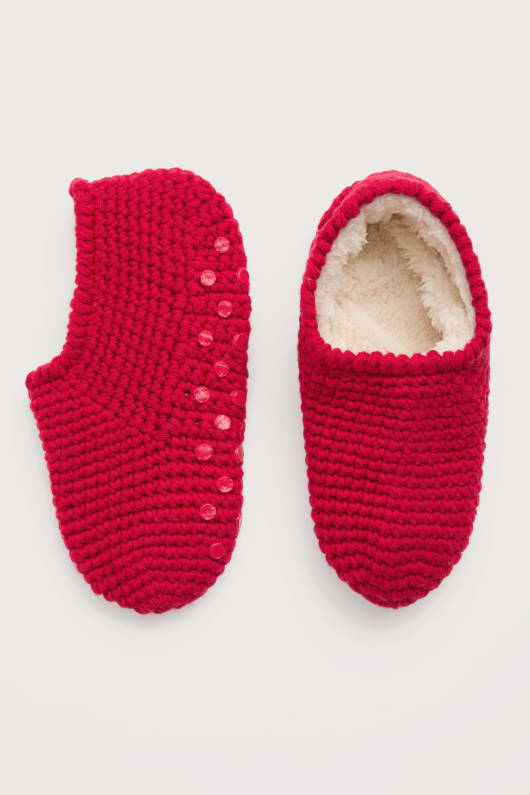 chambre calme chaussettes-pantoufles