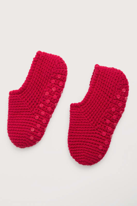 chambre calme chaussettes-pantoufles