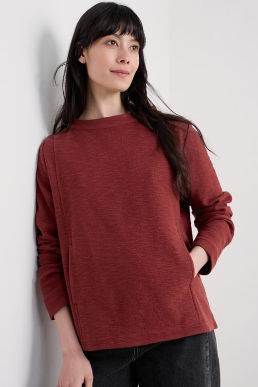 topshell sweat-shirt en coton bio