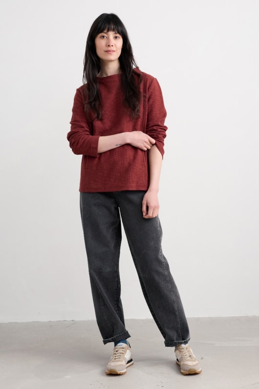 topshell sweat-shirt en coton bio