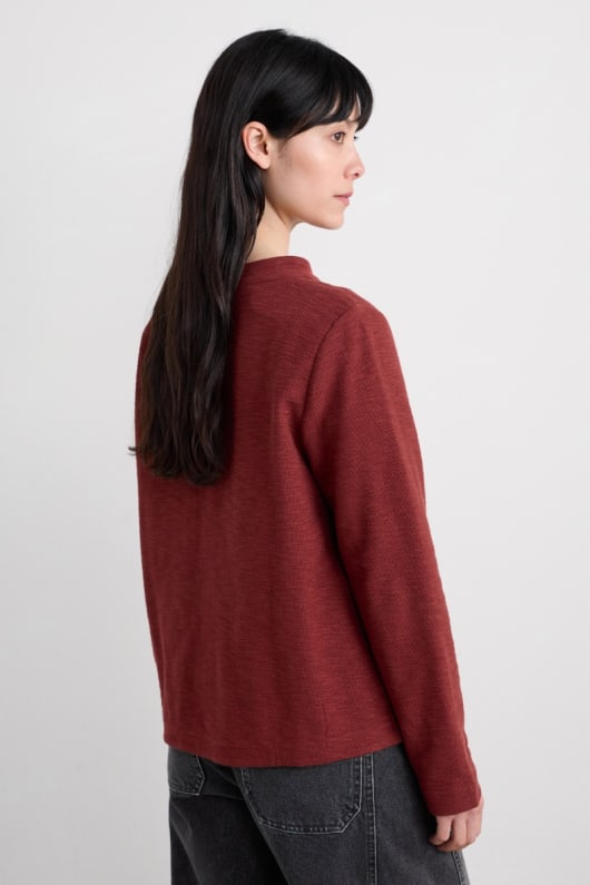 topshell sweat-shirt en coton bio