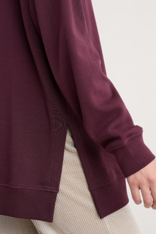 bremble coton bio sweat-shirt À col roulé