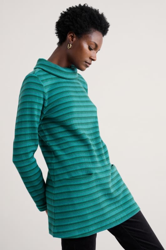 mawgan porth jacquard tunique en jersey