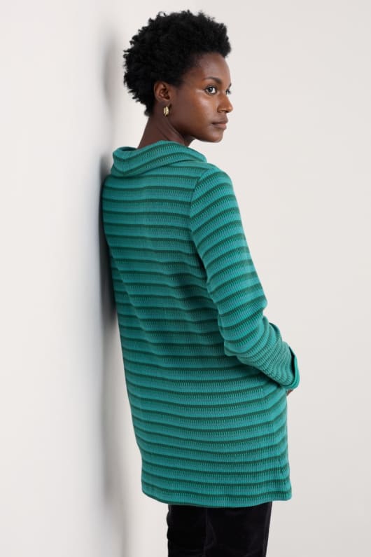 mawgan porth jacquard tunique en jersey