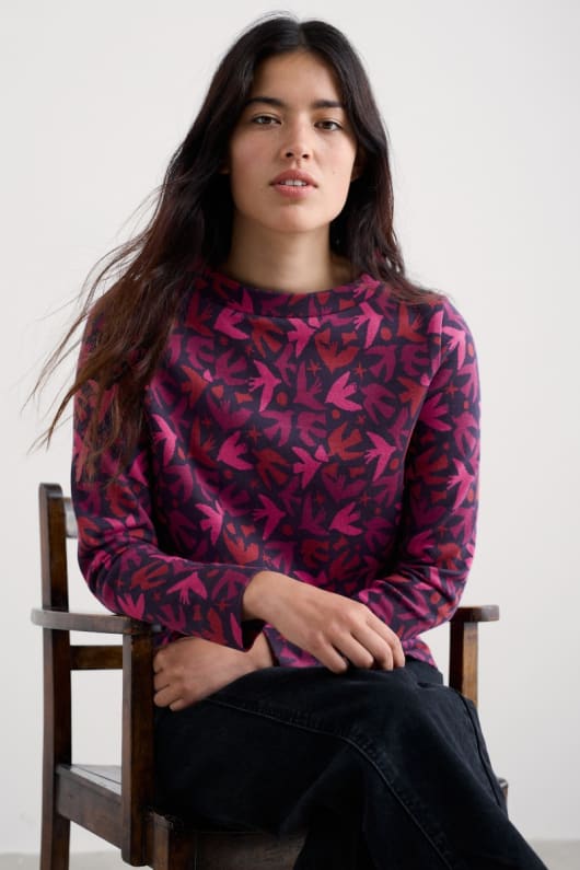 verre de champ sweat-shirt top