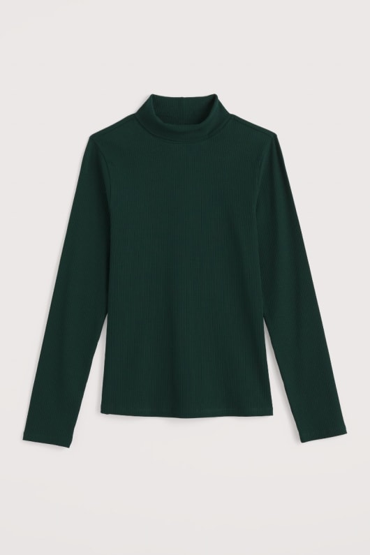 hazel haut de la nervure dans gots-coton biologique certifié jersey