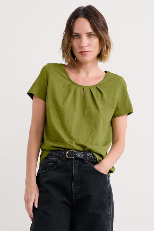 appletree trou de la serrure de détails t-shirt