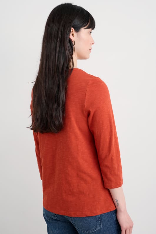 carlyon haut dans gots-coton biologique certifié jersey