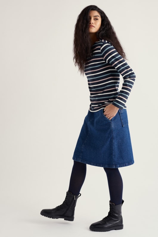 marin shirt en gots-coton biologique certifié jersey