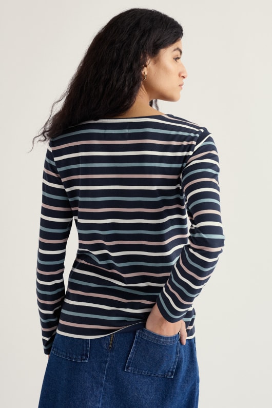 marin shirt en gots-coton biologique certifié jersey