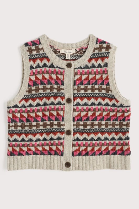 dawson choisir fair isle gilet