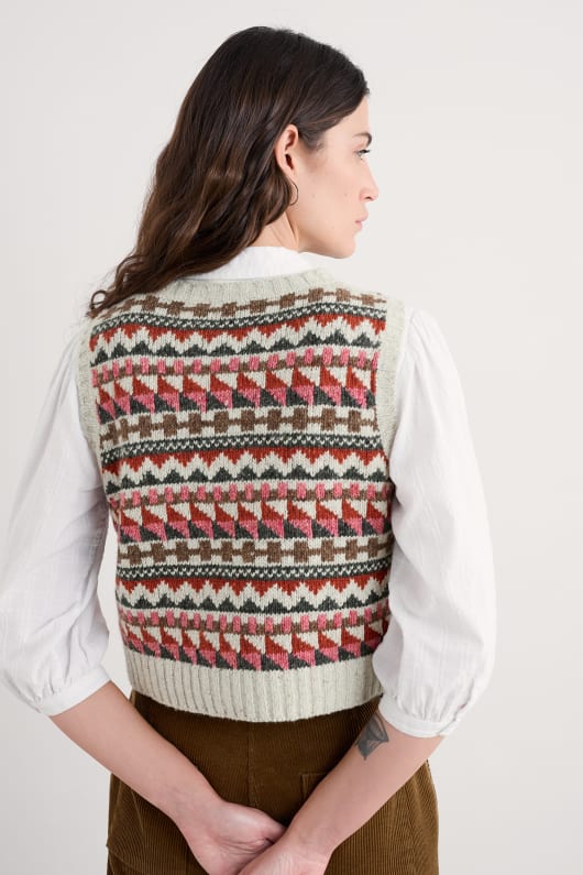 dawson choisir fair isle gilet