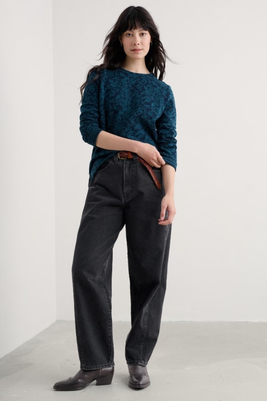gwennol jacquard haut en jersey
