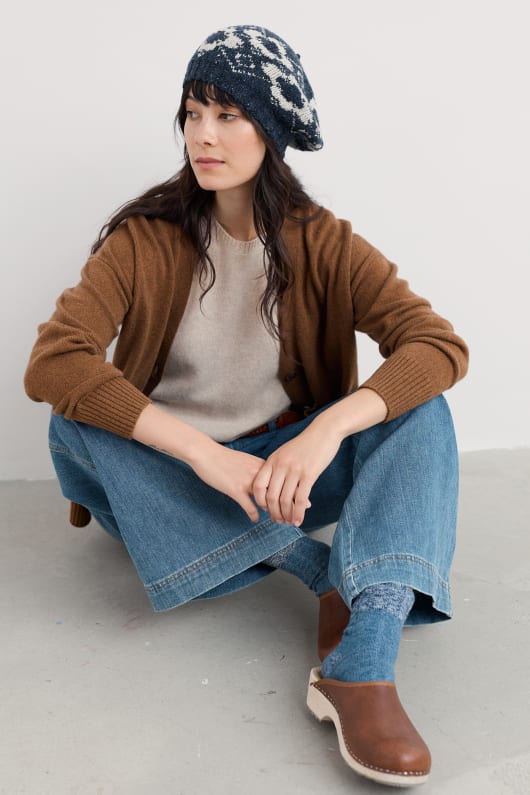 est vue gilet tricoté
