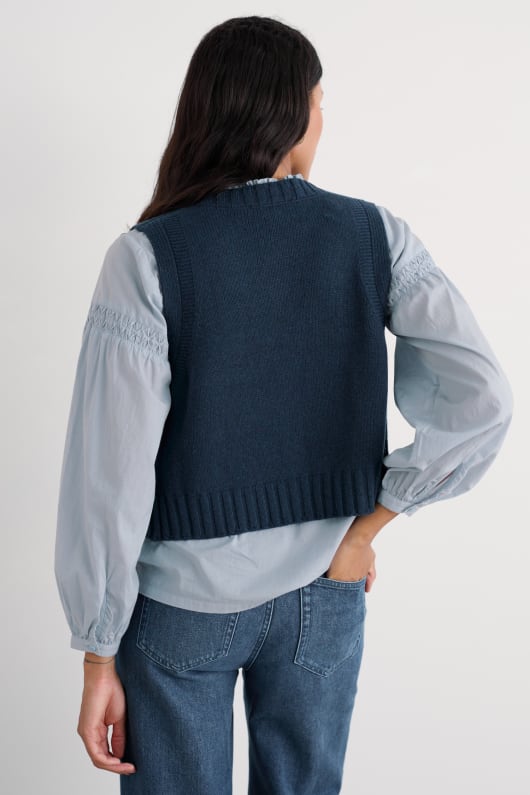 derwenn bouton vers le bas veste