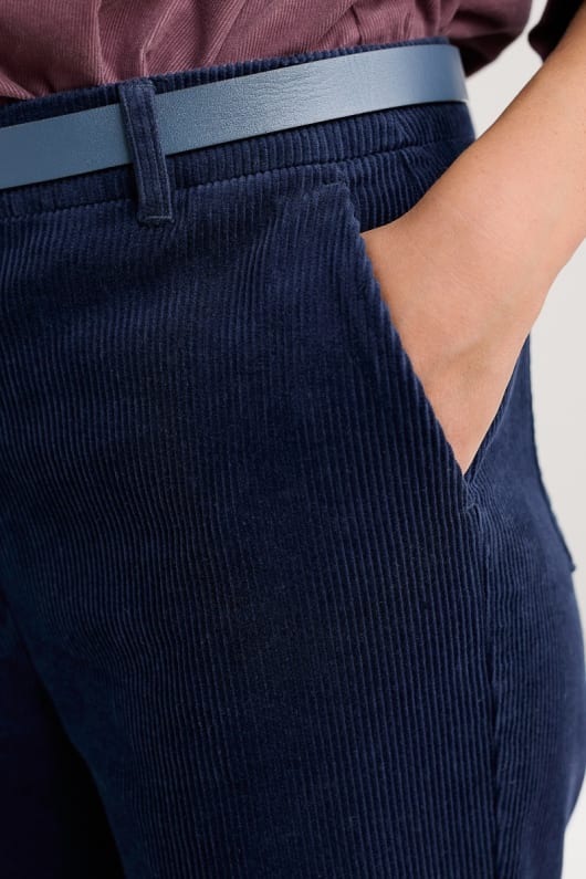 heald en velours côtelé droit des pantalons