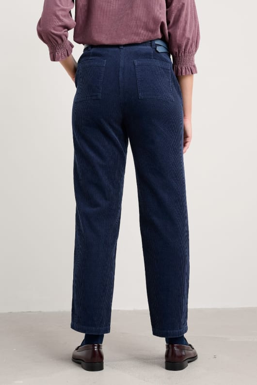 heald en velours côtelé droit des pantalons