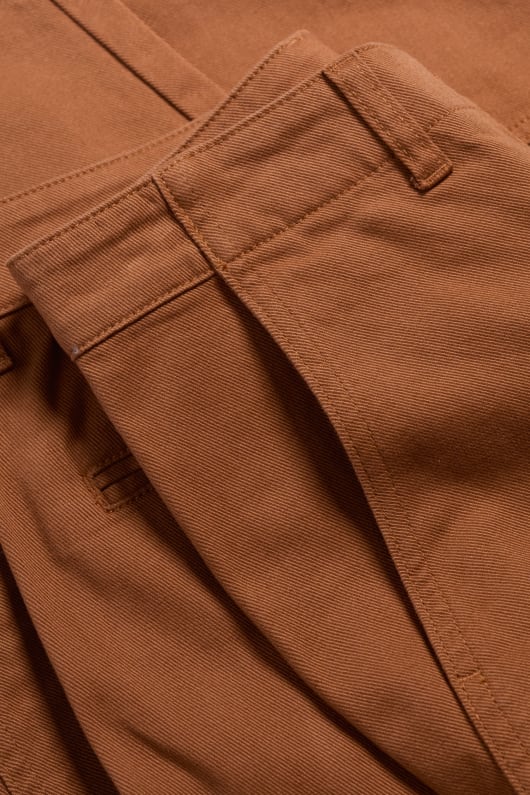 peint les formes organiques de coton fuselée pantalon
