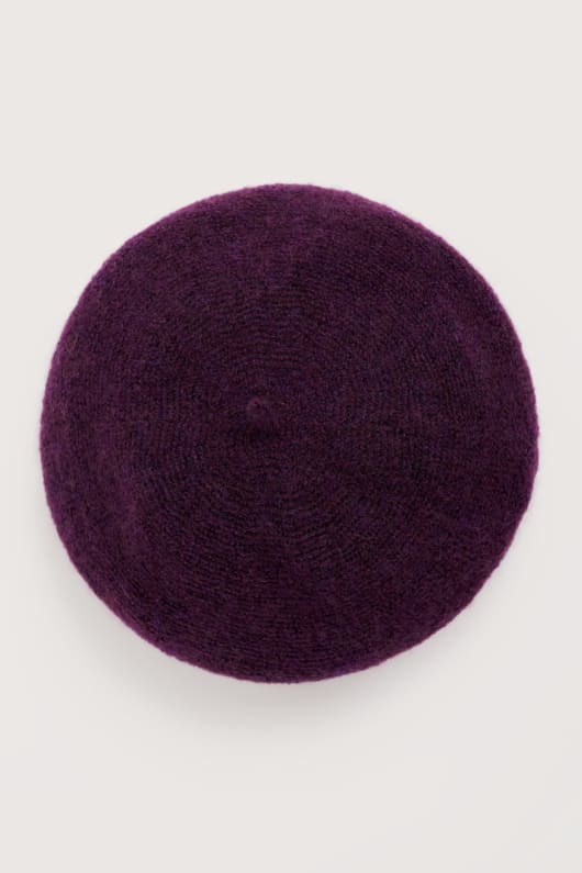 de pointe daiguille mohair mélange béret