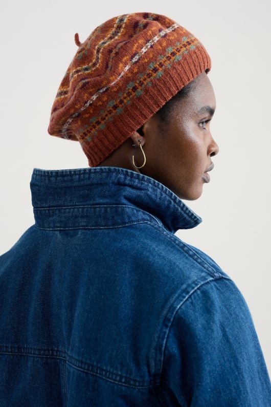 early bird fair isle béret
