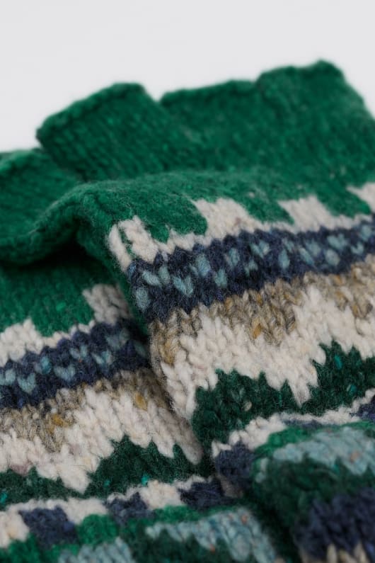 jour de la lune de fair isle gants mitaines