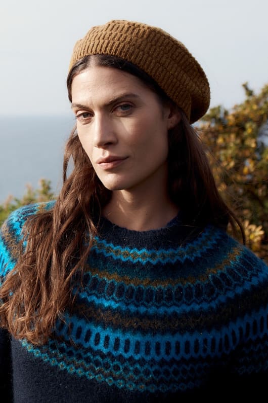 driftway mélange de laine tricot beret