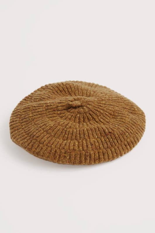 driftway mélange de laine tricot beret
