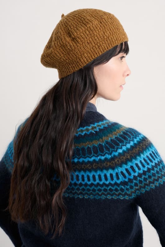 driftway mélange de laine tricot beret