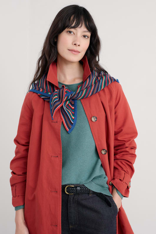 décideurs tricoté triangle foulard