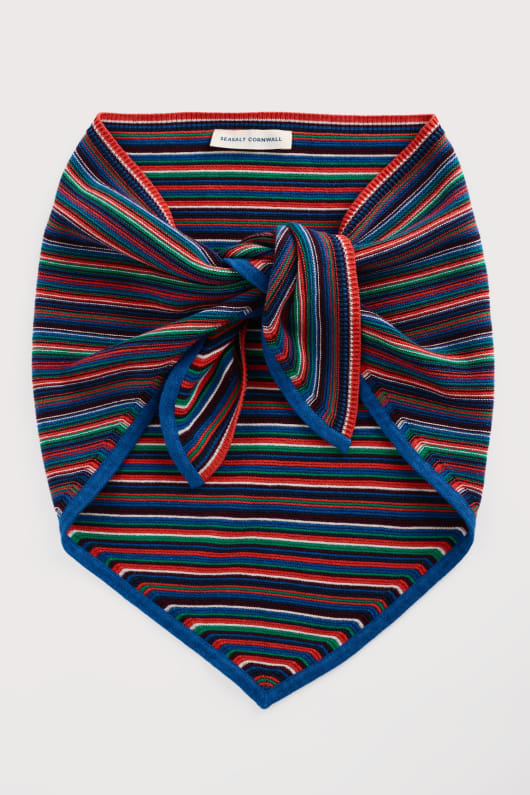 décideurs tricoté triangle foulard
