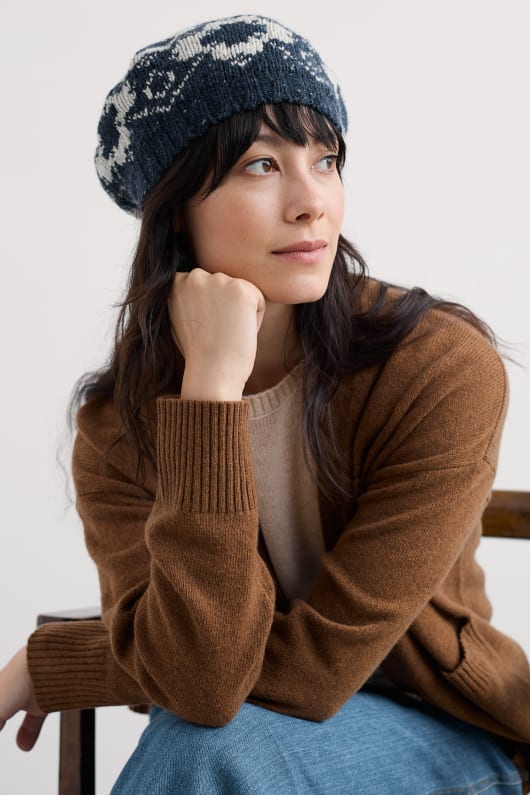 weatherhill fair isle béret