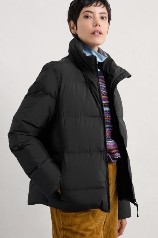 terrain chemin rembourré veste imperméable À leau