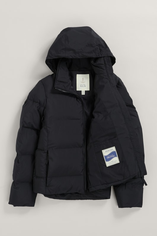 terrain chemin rembourré veste imperméable À leau