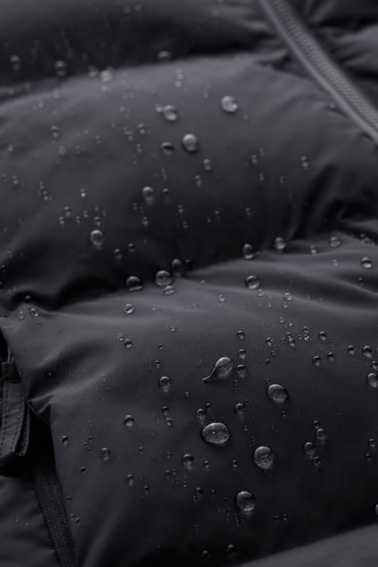 terrain chemin rembourré veste imperméable À leau