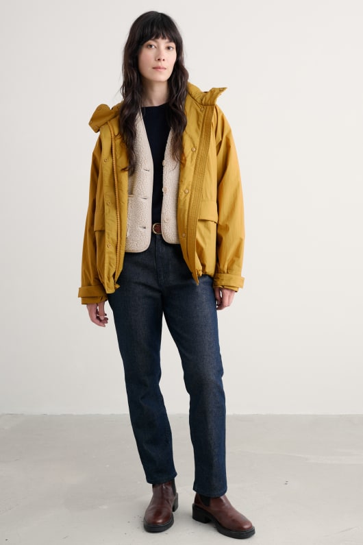 portheras surdimensionné veste imperméable À leau