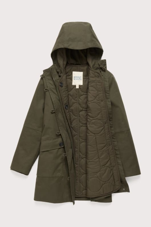 boscaswell imperméable à leau 3-dans-1 duffle-coat