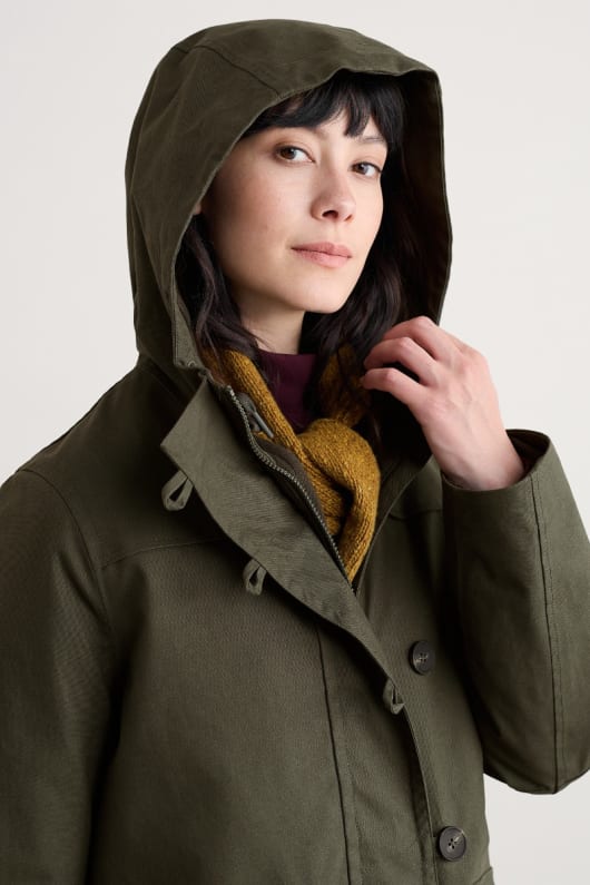 boscaswell imperméable à leau 3-dans-1 duffle-coat